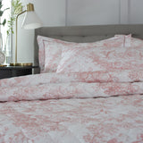 Toile Bedspread Double Pink from Roseland Furniture