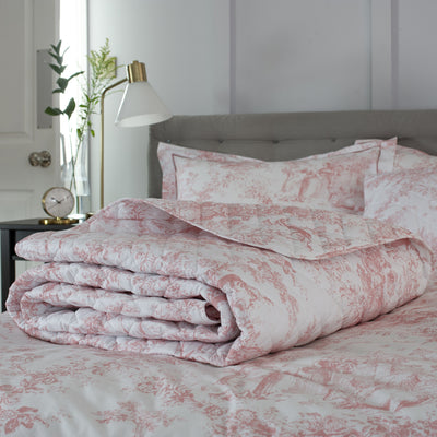 Toile de Jouy Bedspread