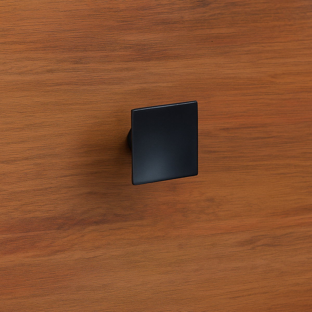 Dunstan Acacia 135cm TV Unit with Drawers - square metal handle