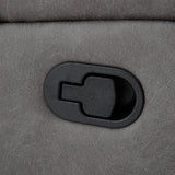 Elstree Recliner 3 Seater Grey Angle1 from Roseland Furniture