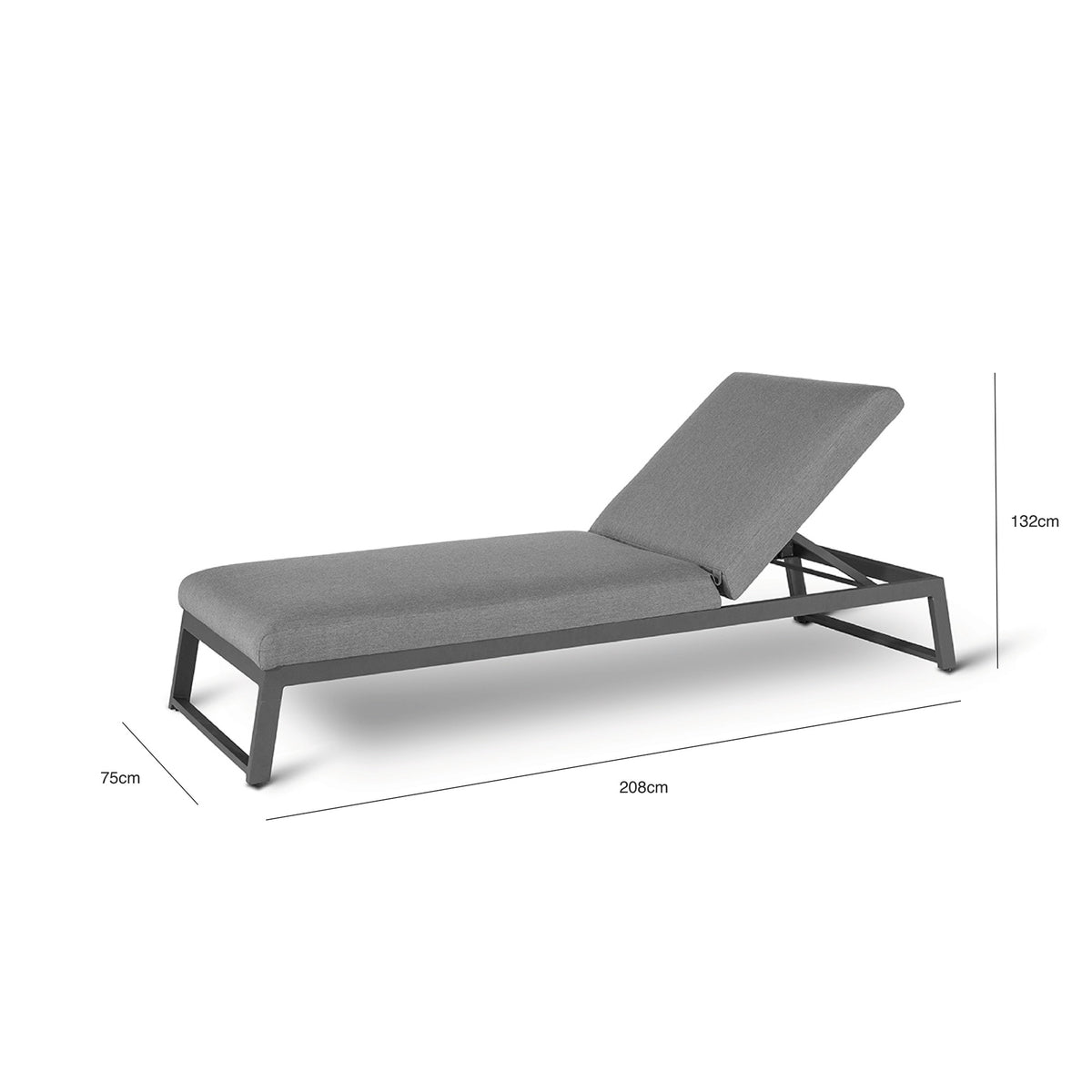 Maze Allure Sunlounger dimensions