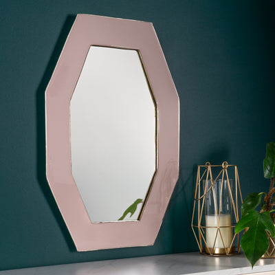 Framed Octagon Mirror
