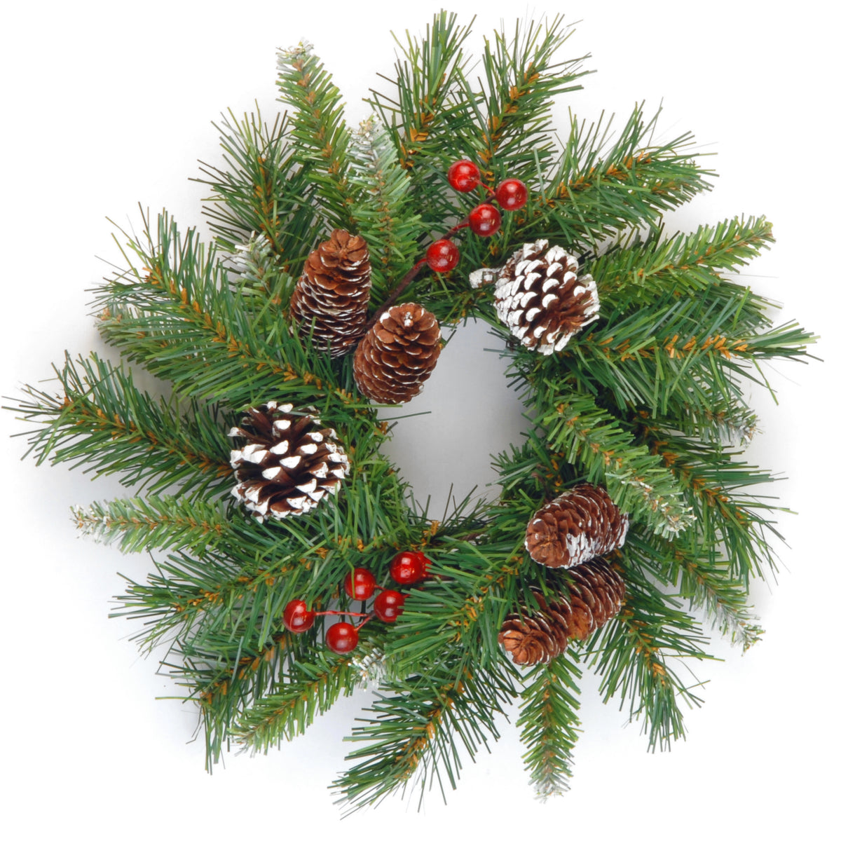Frosted Berry 18" Wreath from Roseland Furniture