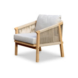 Roma FSC 4 Seater Double Lounge Set with Rectangular Coffee Table from Roseland Furniture