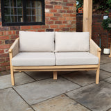 Roma FSC 4 Seater Double Lounge Set with Rectangular Coffee Table from Roseland Furniture
