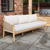 Roma FSC 5 Seater Triple Lounge Set with Rectangular Coffee Table from Roseland Furniture
