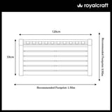 Turnbury FSC Acacia 2 Seater Garden Bench from Roseland Furniture