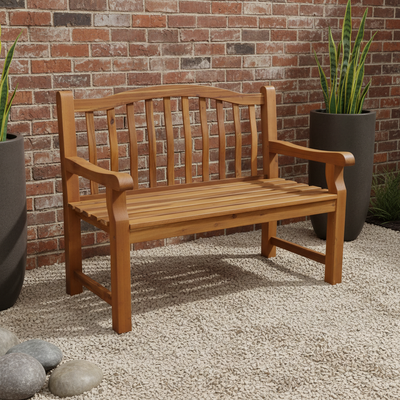Lytham FSC Acacia 2 Seater Garden Bench