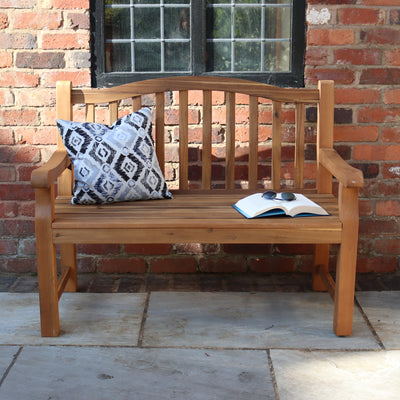 Lytham FSC Acacia 2 Seater Garden Bench