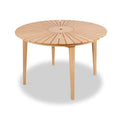 Roma FSC 120cm Table with 4 Stacking Rope Chairs from Roseland Furniture