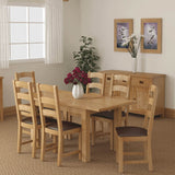 Lanner Oak Dining Chair from Roseland Furniture