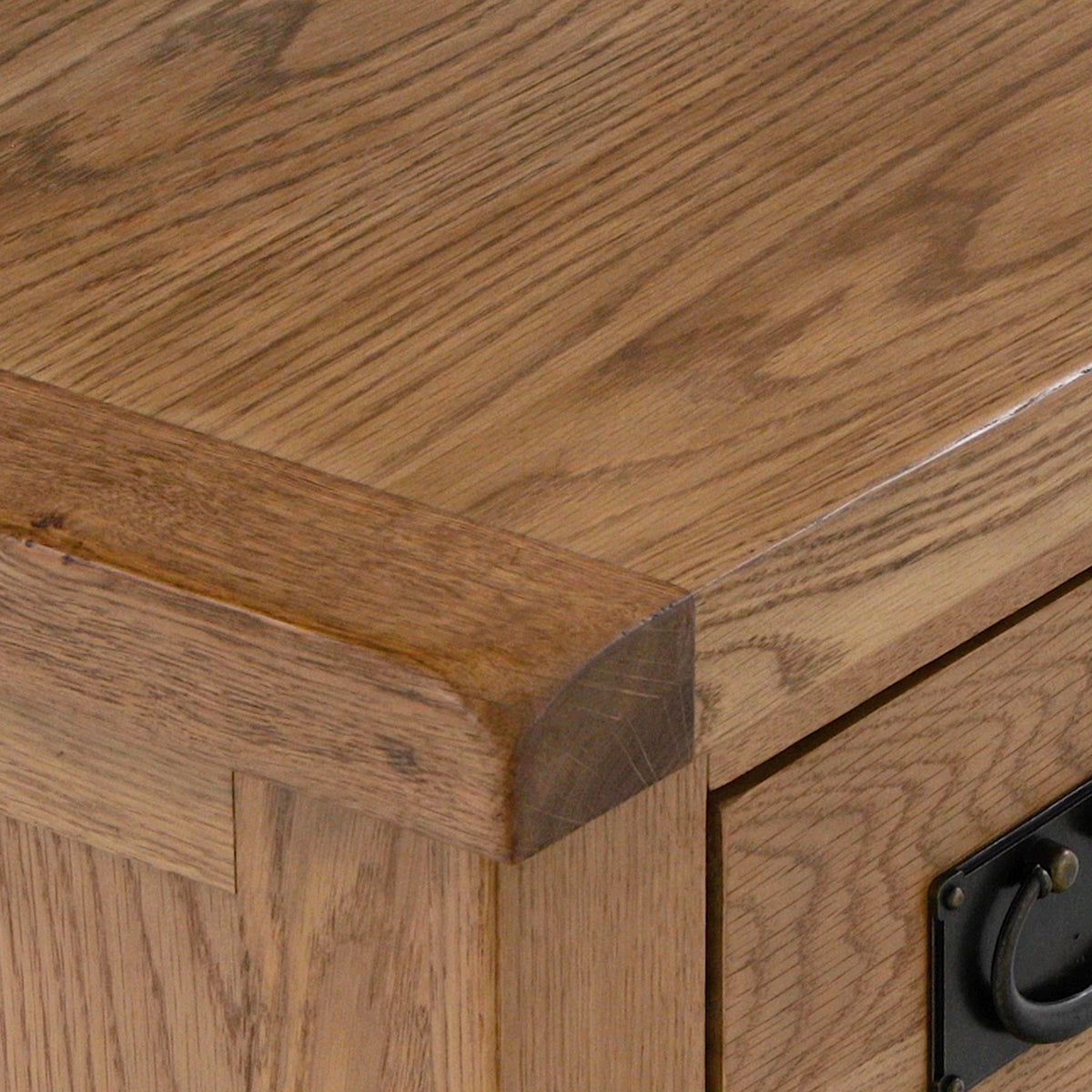 Zelah Oak Bedside Table from Roseland Furniture