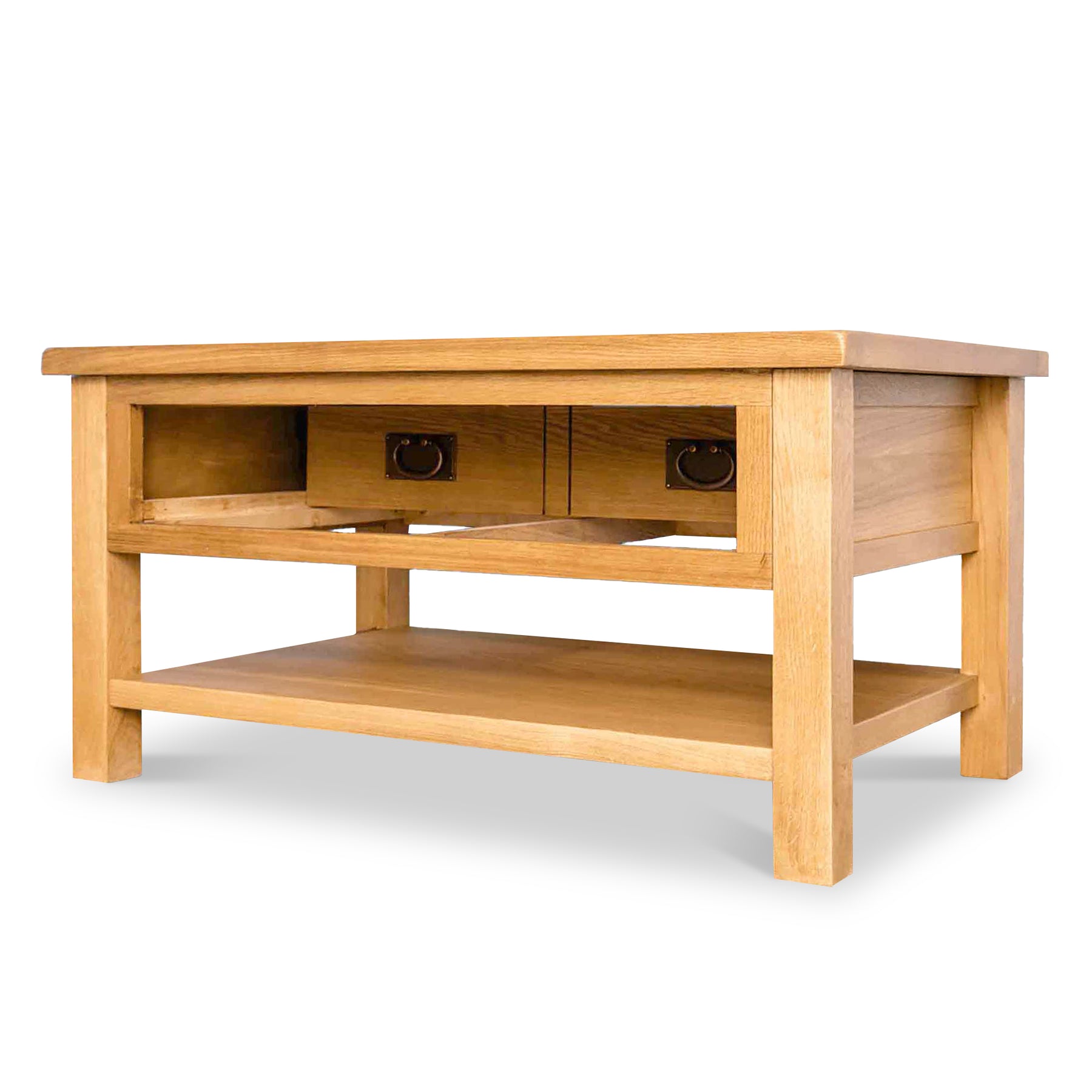 Surrey Oak Coffee Table - side view