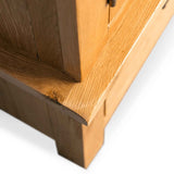 Surrey Oak Double Wardrobe & Drawer by Roseland Furniture