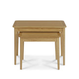 Alba Oak Nest of Tables from Roseland Furniture