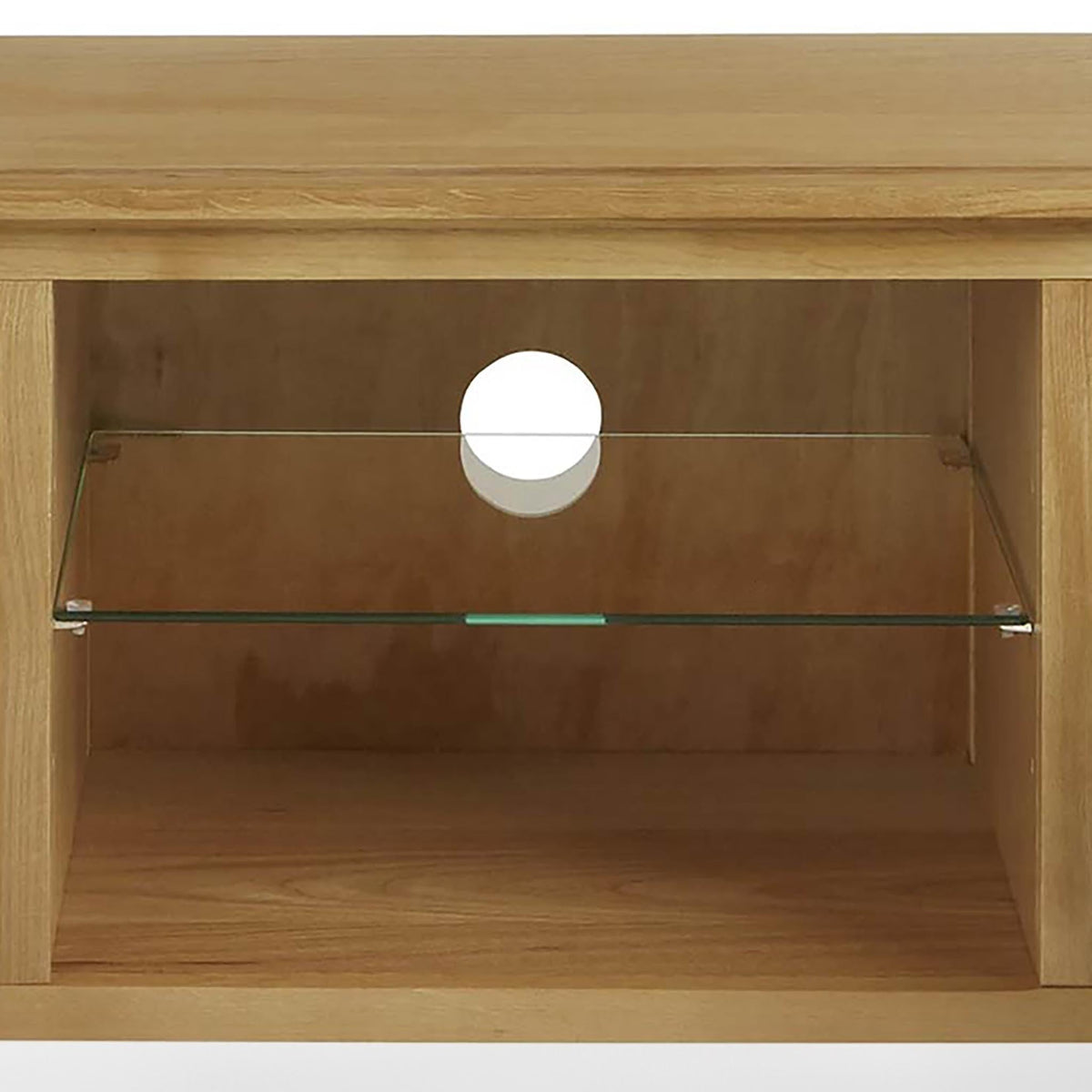 Alba Oak Large 120cm TV Stand from Roseland Furniture