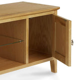 Alba Oak Large 120cm TV Stand from Roseland Furniture