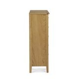 Alba Oak 2 Over 3 Drawer Chest from Roseland Furniture