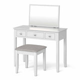 Chester White DRESSING TABLE SET from Roseland Furniture