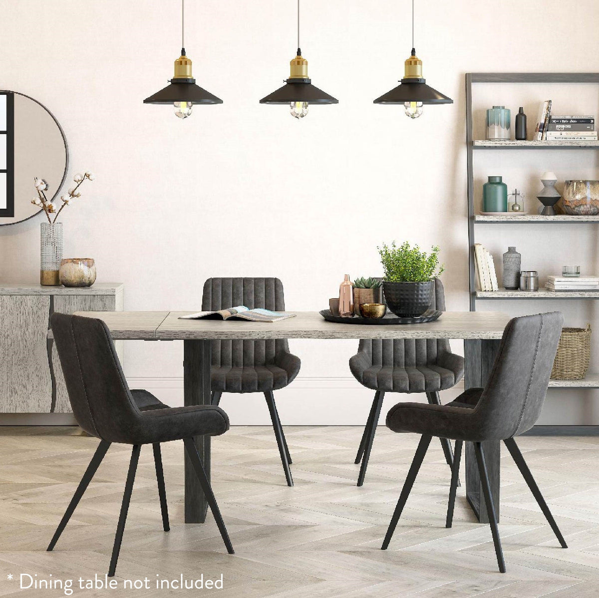 Extension Leaf for Soho Grey Dining Table from Roseland Furniture