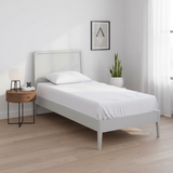 Elgin Grey Bed Frame from Roseland Furniture