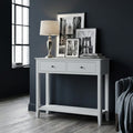 Elgin Grey Large Console Table by Roseland Furniture