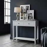 Elgin Grey Large Console Table by Roseland Furniture