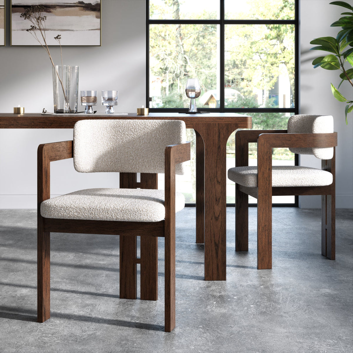 Mylor Oak Dining Chair from Roseland Furniture