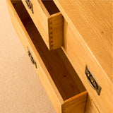 Lanner Oak 3 over 4 Drawer Chest from Roseland Furniture