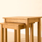 Lanner Oak Nest of Tables from Roseland Furniture