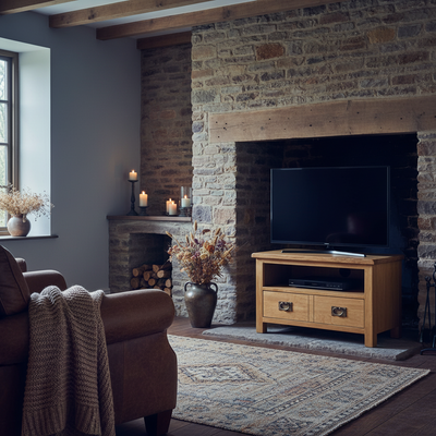Lanner Oak 80cm TV Stand