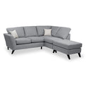 Geo Corner Sofa in Charcoal by Roseland Furniture