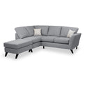 Geo Corner Sofa in Charcoal by Roseland Furniture