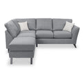 Geo Corner Sofa in Charcoal by Roseland Furniture