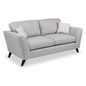 Geo 3 Seater Sofa in Silver by Roseland Furniture