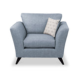 Geo Armchair in Denim by Roseland Furniture