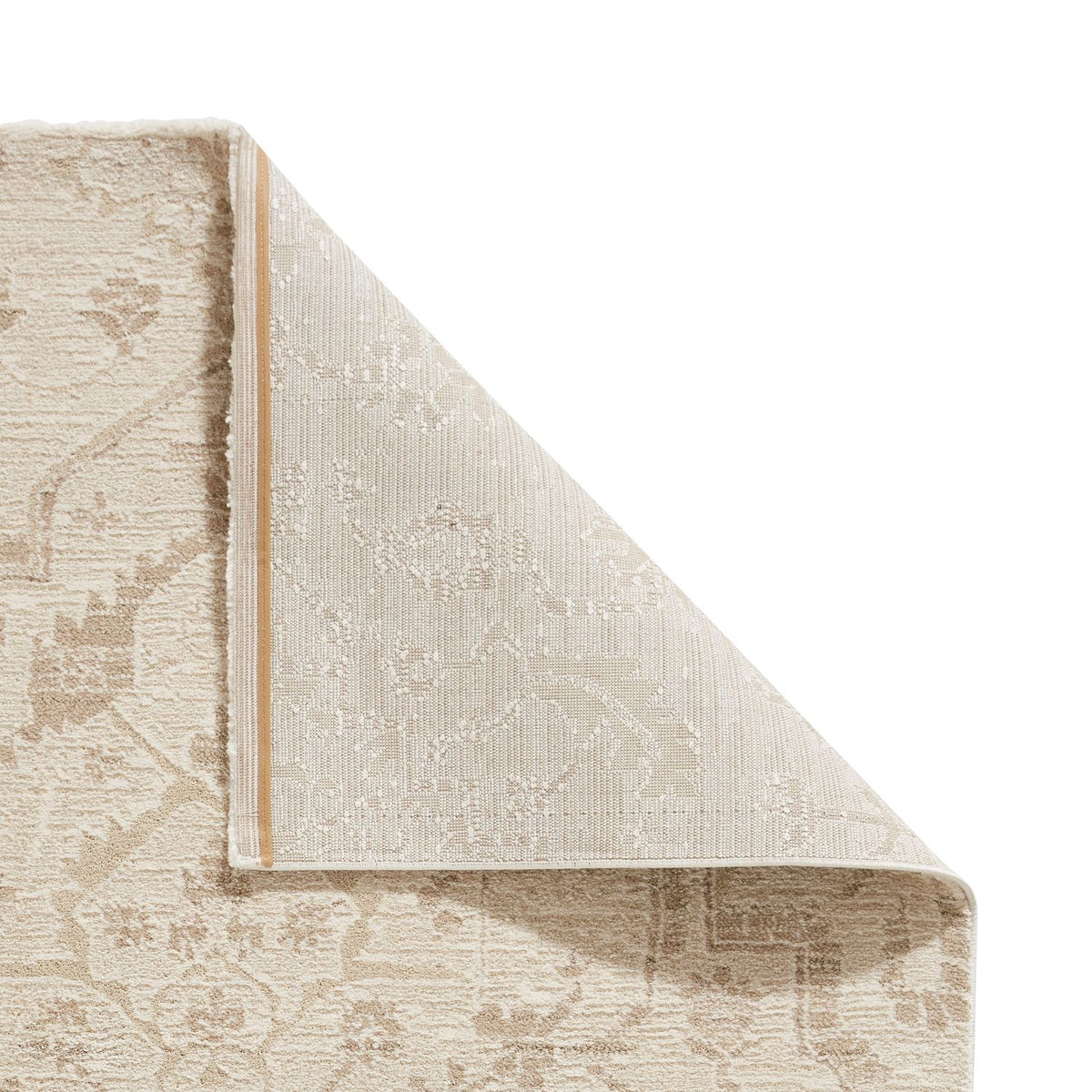 Cream Thornbury Jacquard Design  Rug from Roseland Furniture