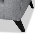 Geo 3 Seater Sofa in Charcoal by Roseland Furniture