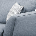 Geo 2 Seater Sofa in Denim by Roseland Furniture