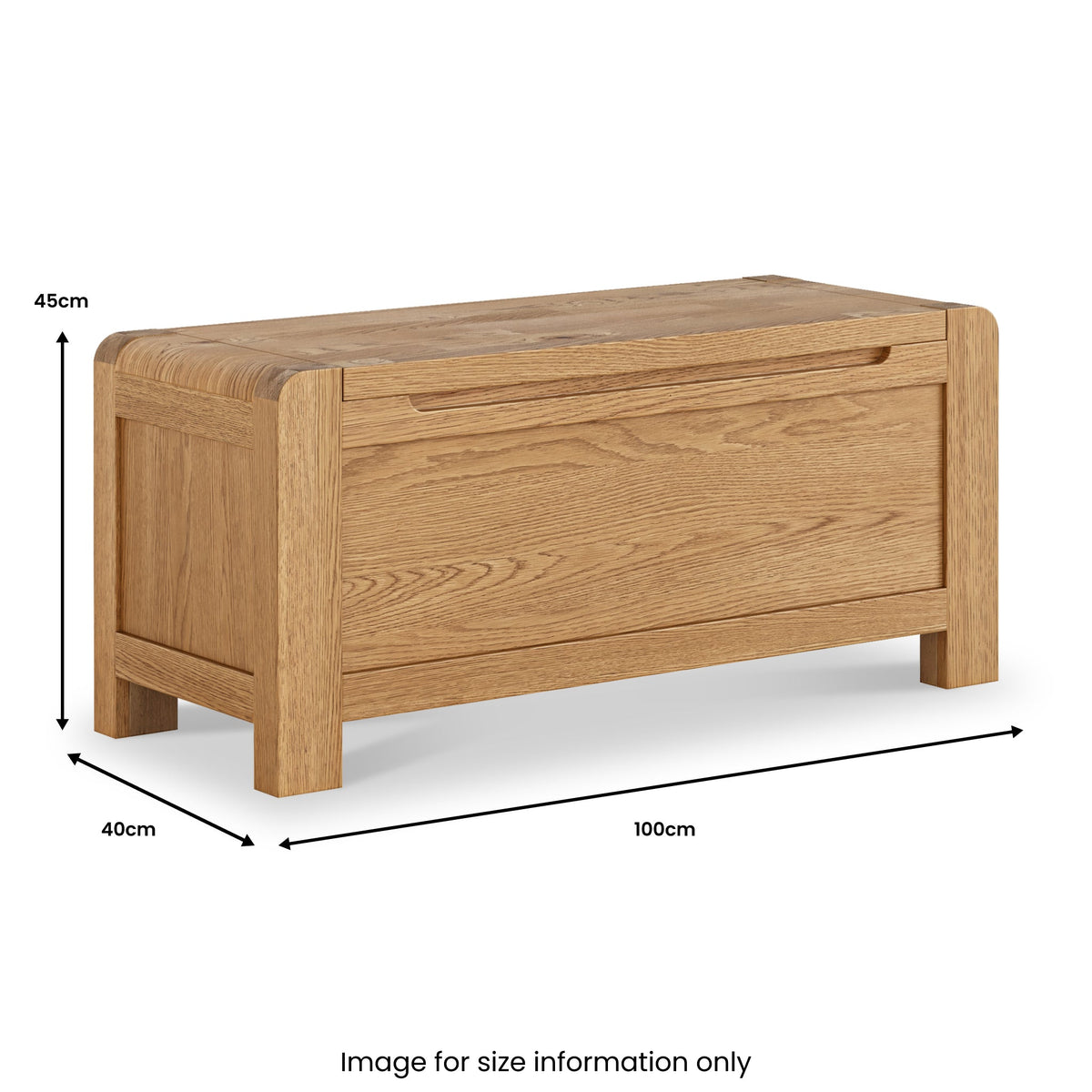 Harvey Oak Blanket Box from Roseland Furniture
