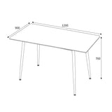 Hendra 120cm Dining Table dimensions