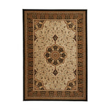 Holden Black Cream Rug from Roseland Furniture