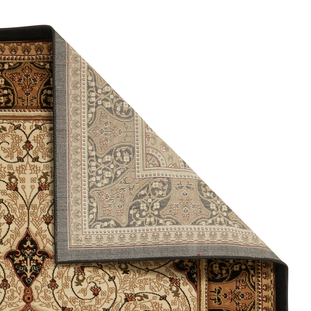 Holden Black Cream Rug from Roseland Furniture