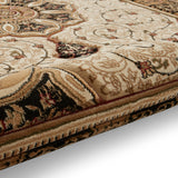 Holden Black Cream Rug from Roseland Furniture