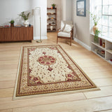 Holden Cream Red Rug from Roseland Furniture