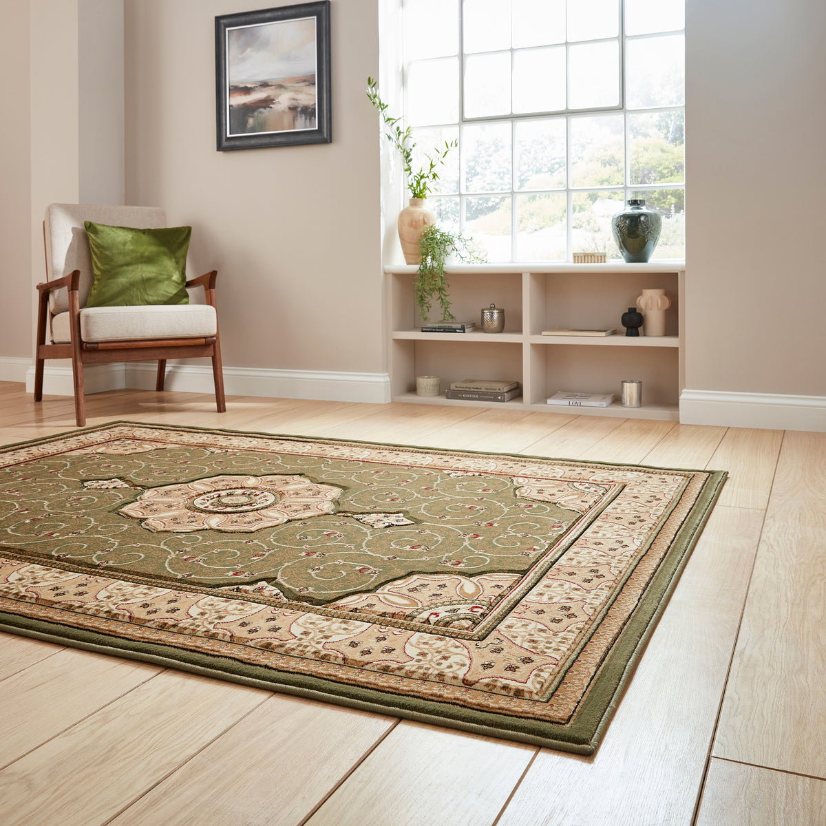 Holden Green Rug from Roseland Furniture