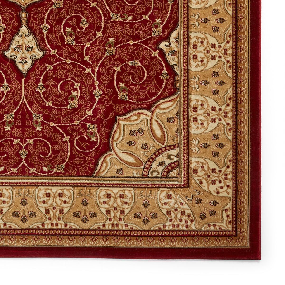 Holden Red Rug from Roseland Furniture