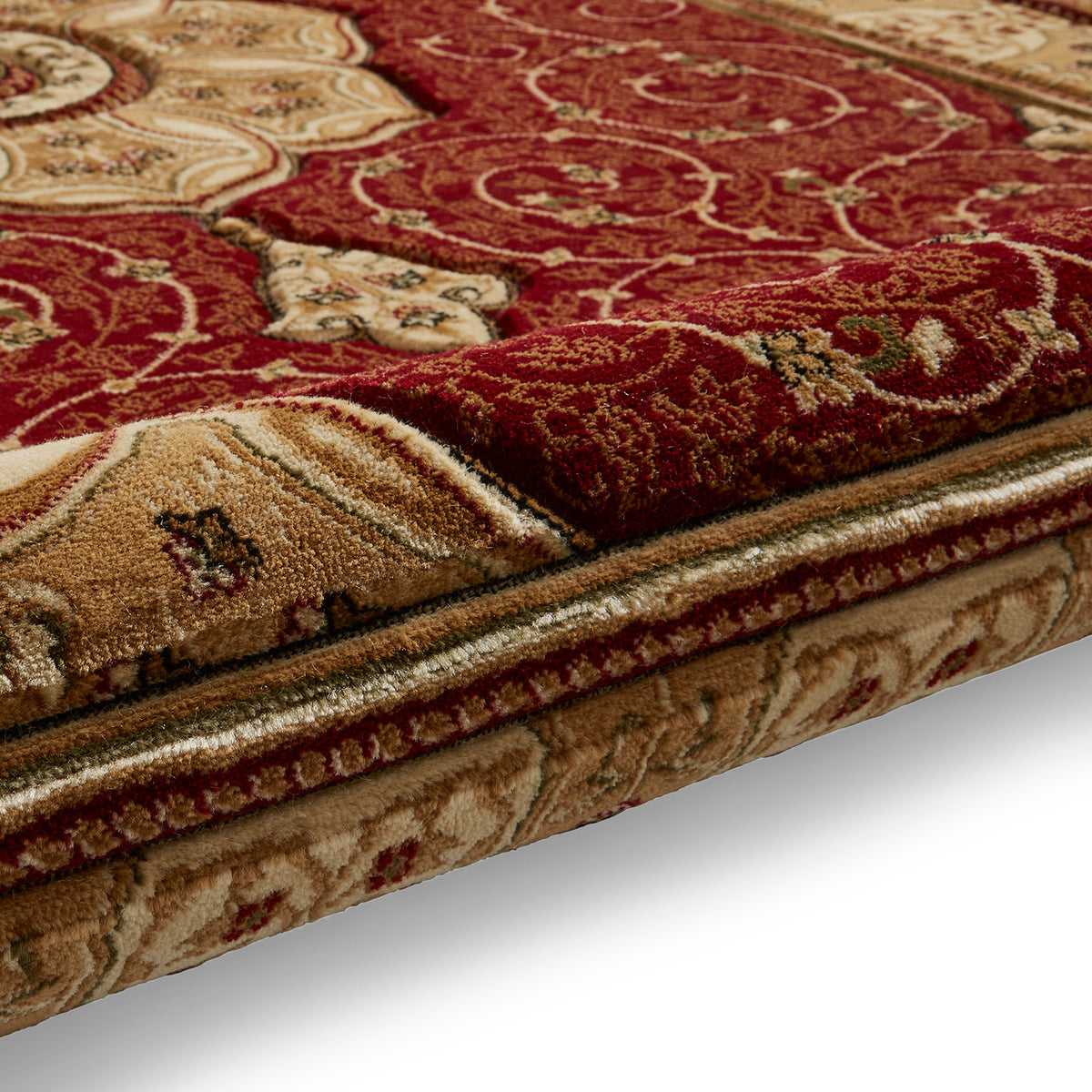 Holden Red Rug from Roseland Furniture