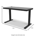 Koble Juno 4.0 Adjustable Smart Desk with Wireless Charging dimensions