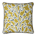Annika 50cm Floral Leaf Polyester Cushion